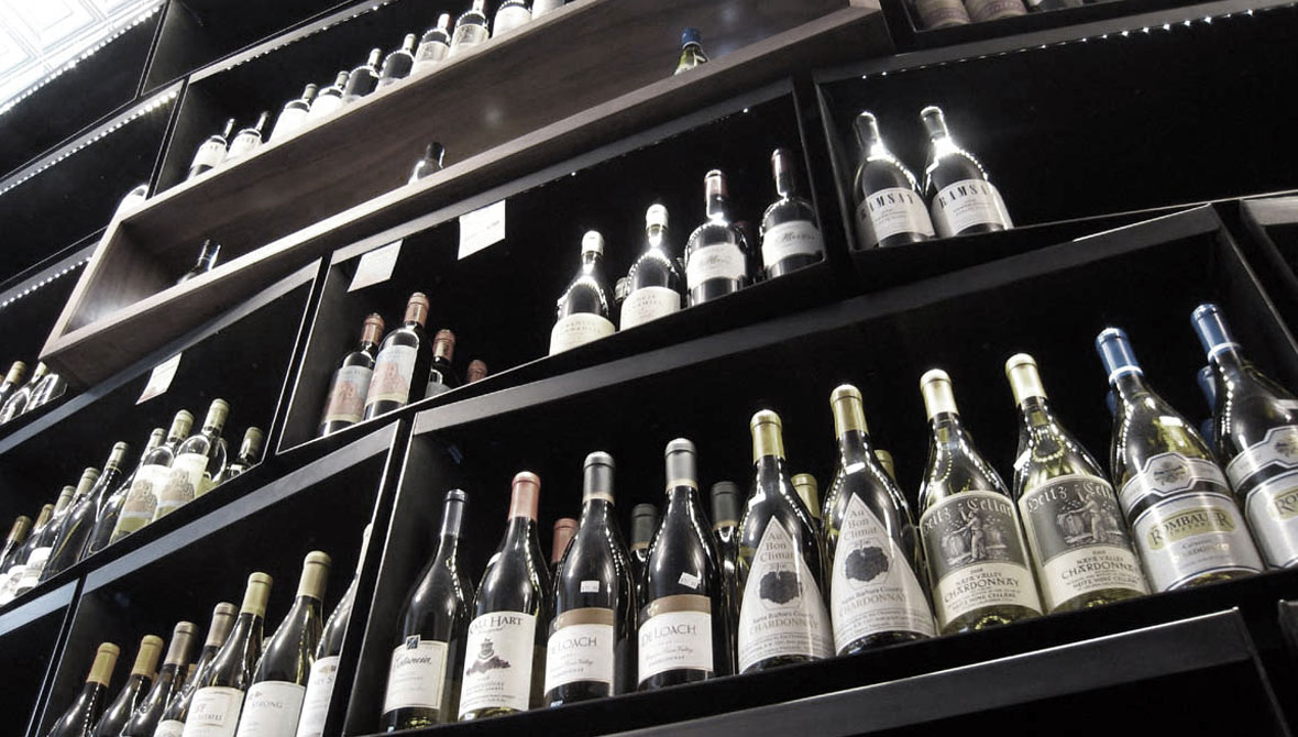 Wine Store Shelving Connection 